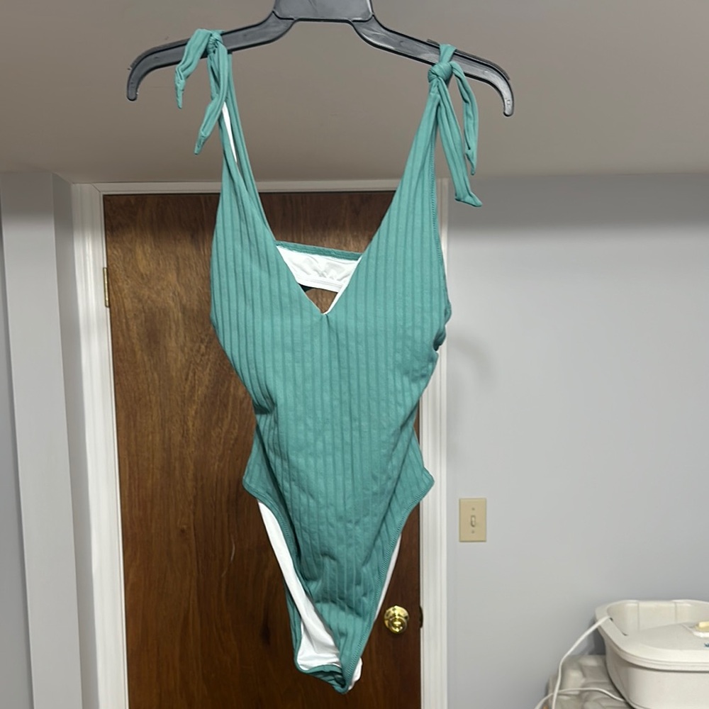 Teal One Piece Swimsuit